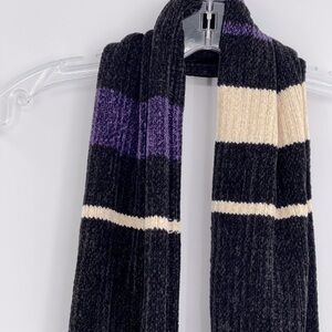 90s Ralph Lauren color-block chenille scarf
